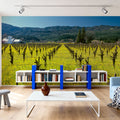 Vineyard Symmetry Mural Wallpaper - room preview 02