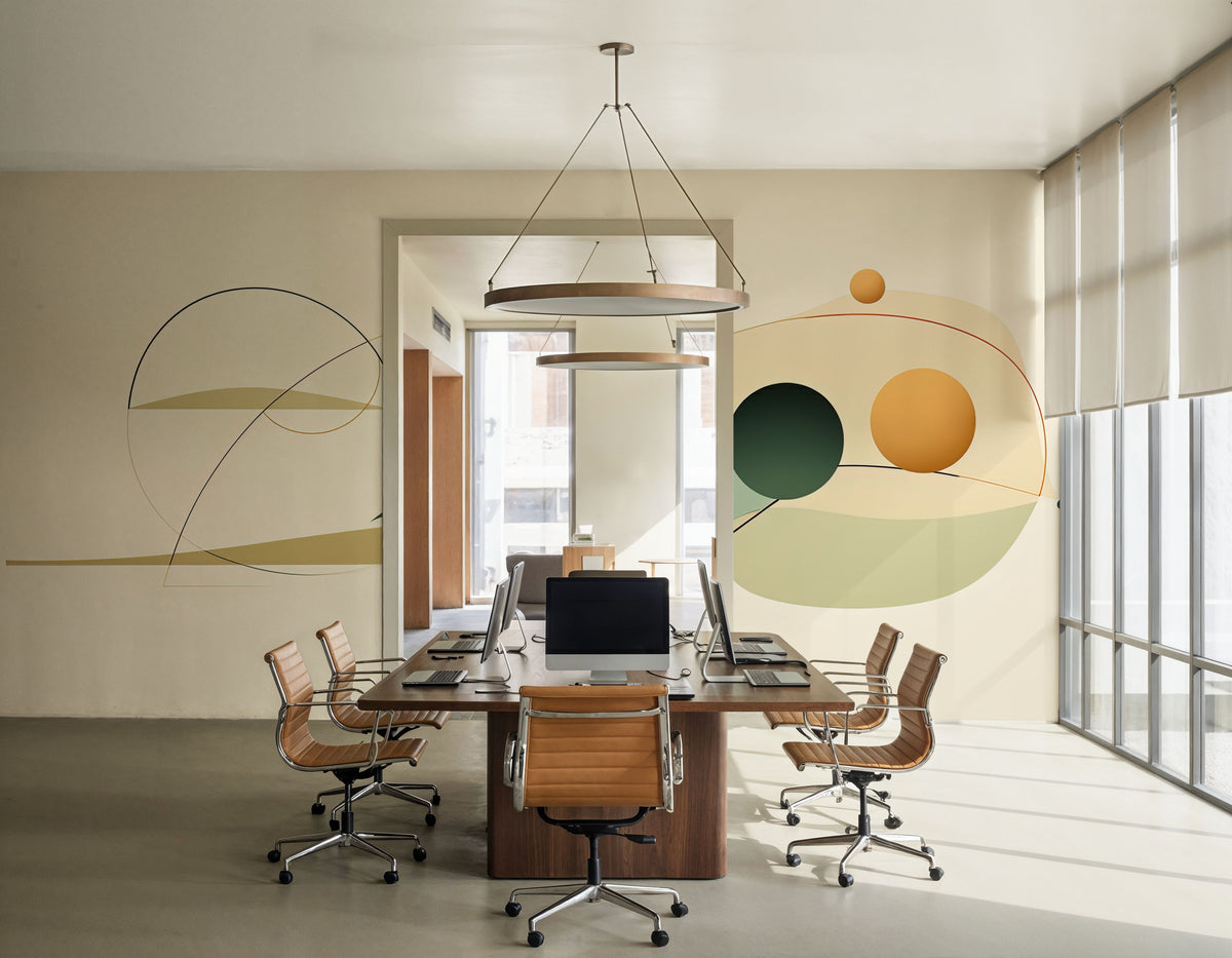 The Whale and I Mural Wallpaper - room preview 02
