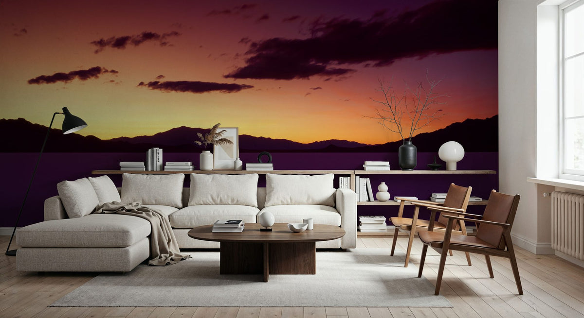 Painted Desert Horizon Mural Wallpaper - room preview 02