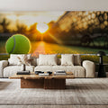 Play Tennis Mural Wallpaper - room preview 02