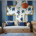 Floral Cross II Mural Wallpaper - room preview 02
