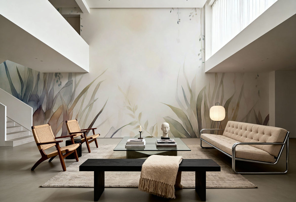 Transparent Garden Fall Mural Wallpaper - room preview 02