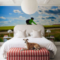 Saint James Biking Mural Wallpaper - room preview 02