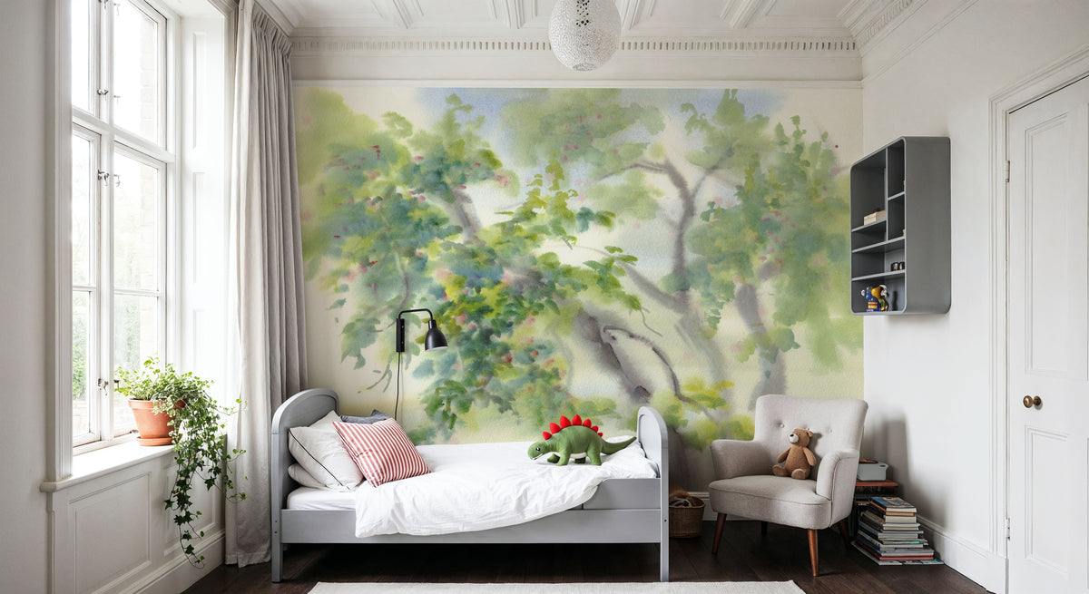 Blossom Whisper Mural Wallpaper - room preview 02