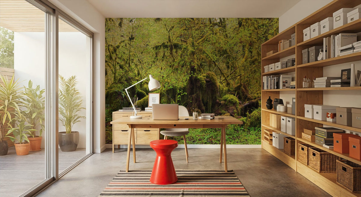 Old Maple Trees Mural Wallpaper - room preview 02