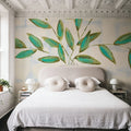 Joyful Leaves Mural Wallpaper - room preview 02