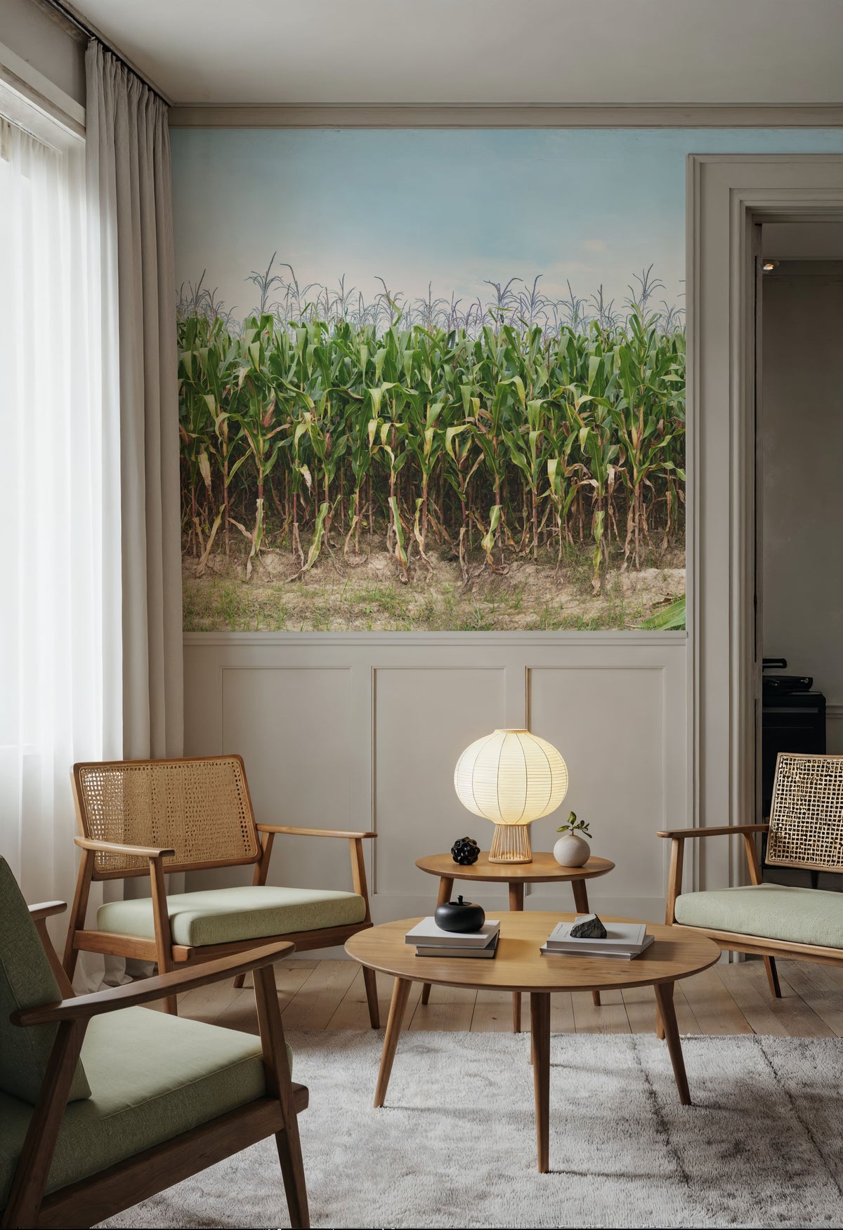 Corn Field Mural Wallpaper - room preview 02