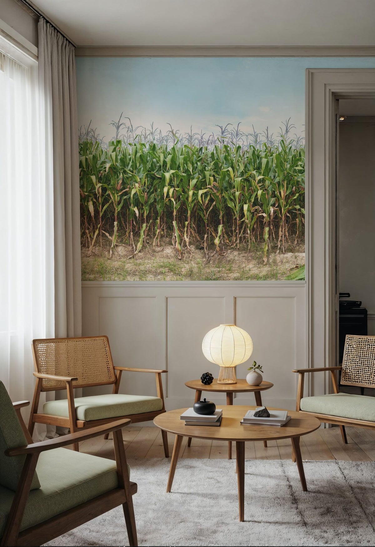 Corn Field Mural Wallpaper - room preview 02
