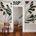 Monstera Vibes Mural Wallpaper - room preview 02