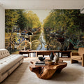 Canal Crossing Amsterdam Mural Wallpaper - room preview 02