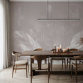 Solid Feather Geometry Warm Mural Wallpaper - room preview 02