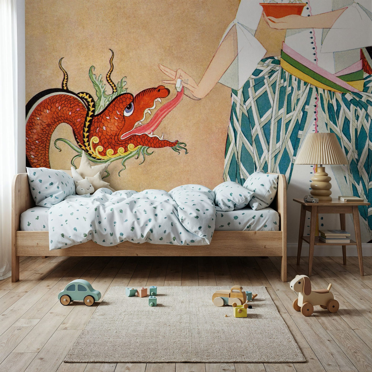 Vintage Fashion Cover IX Mural Wallpaper - room preview 02