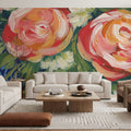 Mediterranean Blooms I Mural Wallpaper - room preview 02