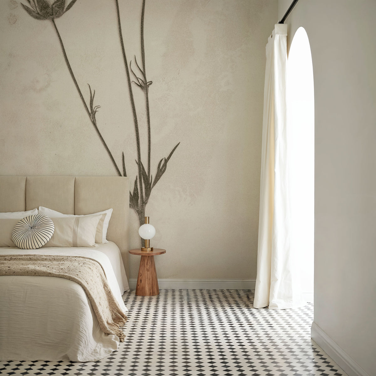 Wildflower Journal Vintage VIII Mural Wallpaper - room preview 02