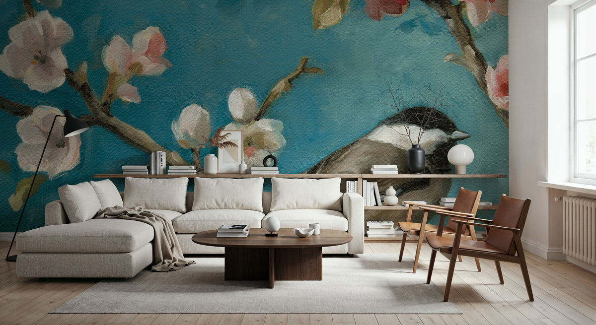 Blossom Bird I Mural Wallpaper - room preview 02