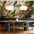 Jungle Symphony in Vivid Hues Mural Wallpaper - room preview 02