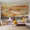 Sunset Harvest Mural Wallpaper - room preview 02