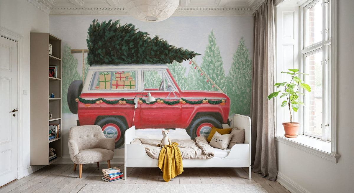 Round the Tree Mural Wallpaper - room preview 02