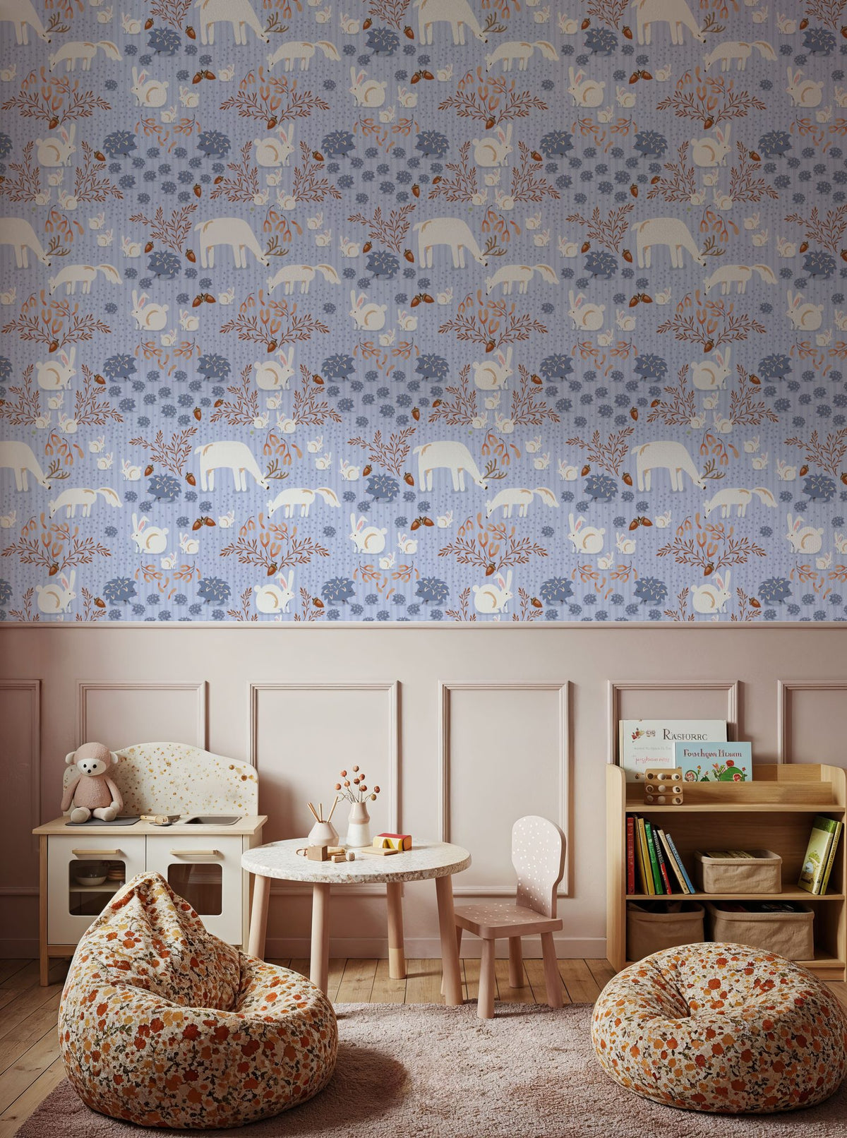 Welcome to the World, Sky Blue Mural Wallpaper - room preview 02