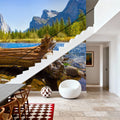 Merced River Log Mural Wallpaper - room preview 02