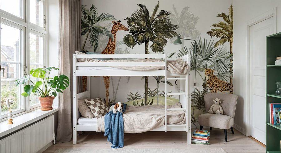 Giraffen-Paradies Wandtapete