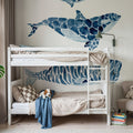 Whales Mural Wallpaper - room preview 02