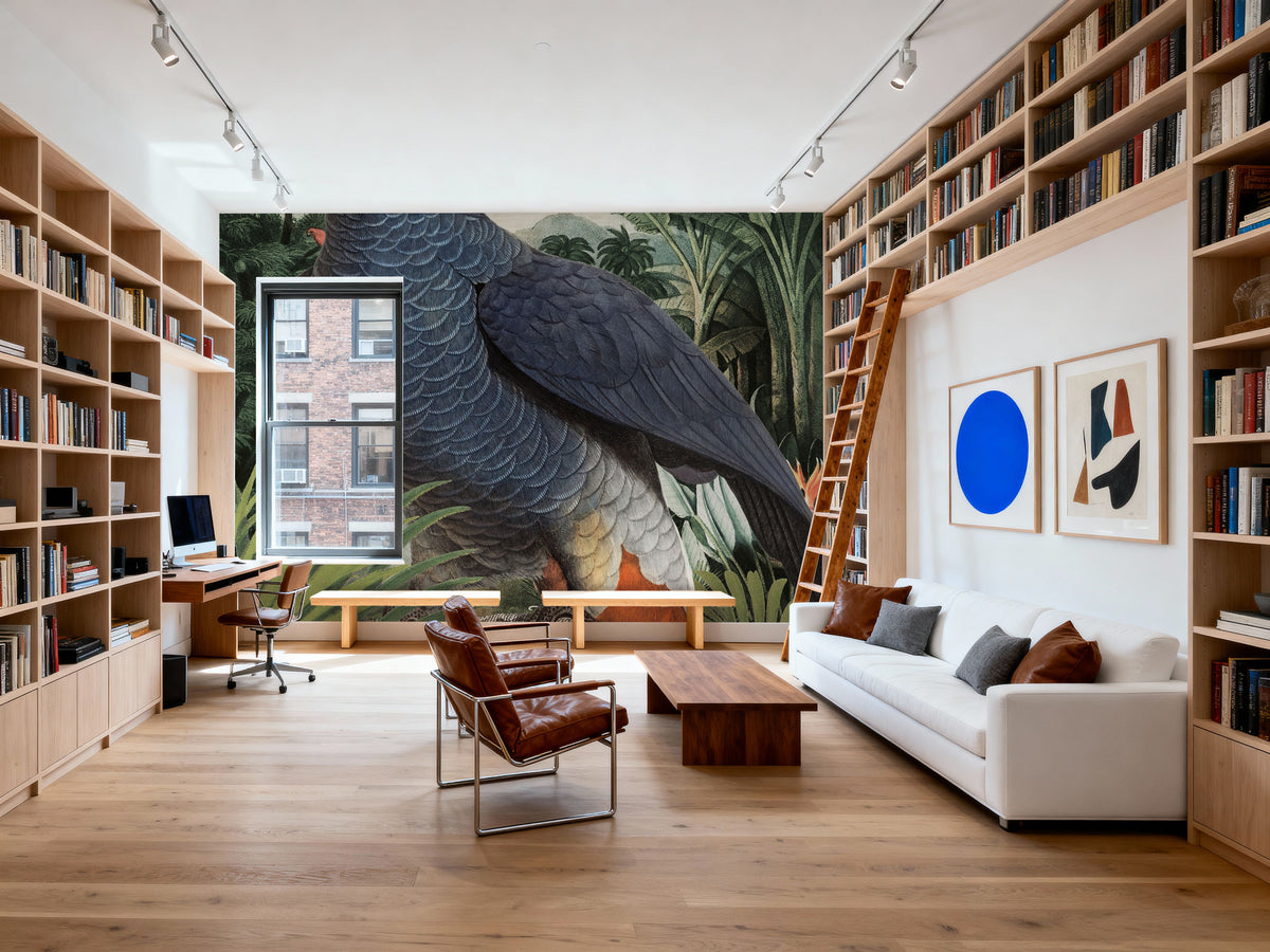 Jungle Parrot I Mural Wallpaper - room preview 02