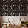 Night Woodland Mural Wallpaper - room preview 02