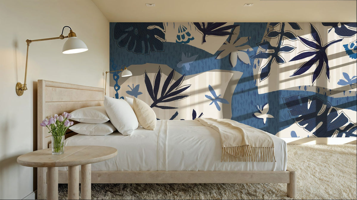 Desert Flair Blue River Mural Wallpaper - room preview 02