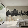 Nashik India Skyline Concrete Mural Wallpaper - room preview 02