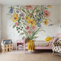 Wild Blooms Bouquet Mural Wallpaper - room preview 02