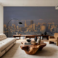 Golden Metropolis Dusk II Mural Wallpaper - room preview 02
