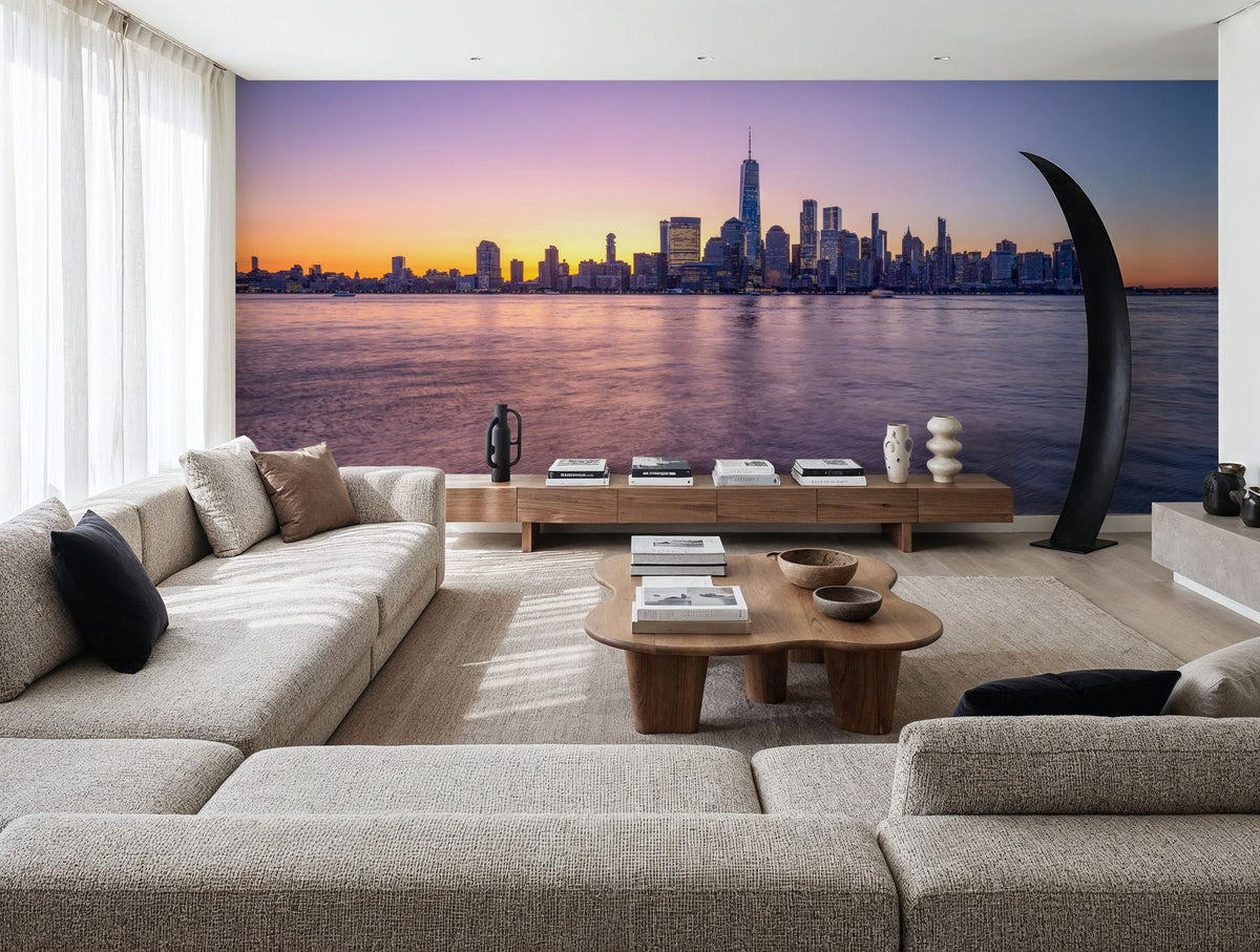 One World Sunrise Mural Wallpaper - room preview 02