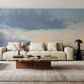 Sunset Across the Field Mural Wallpaper - room preview 02