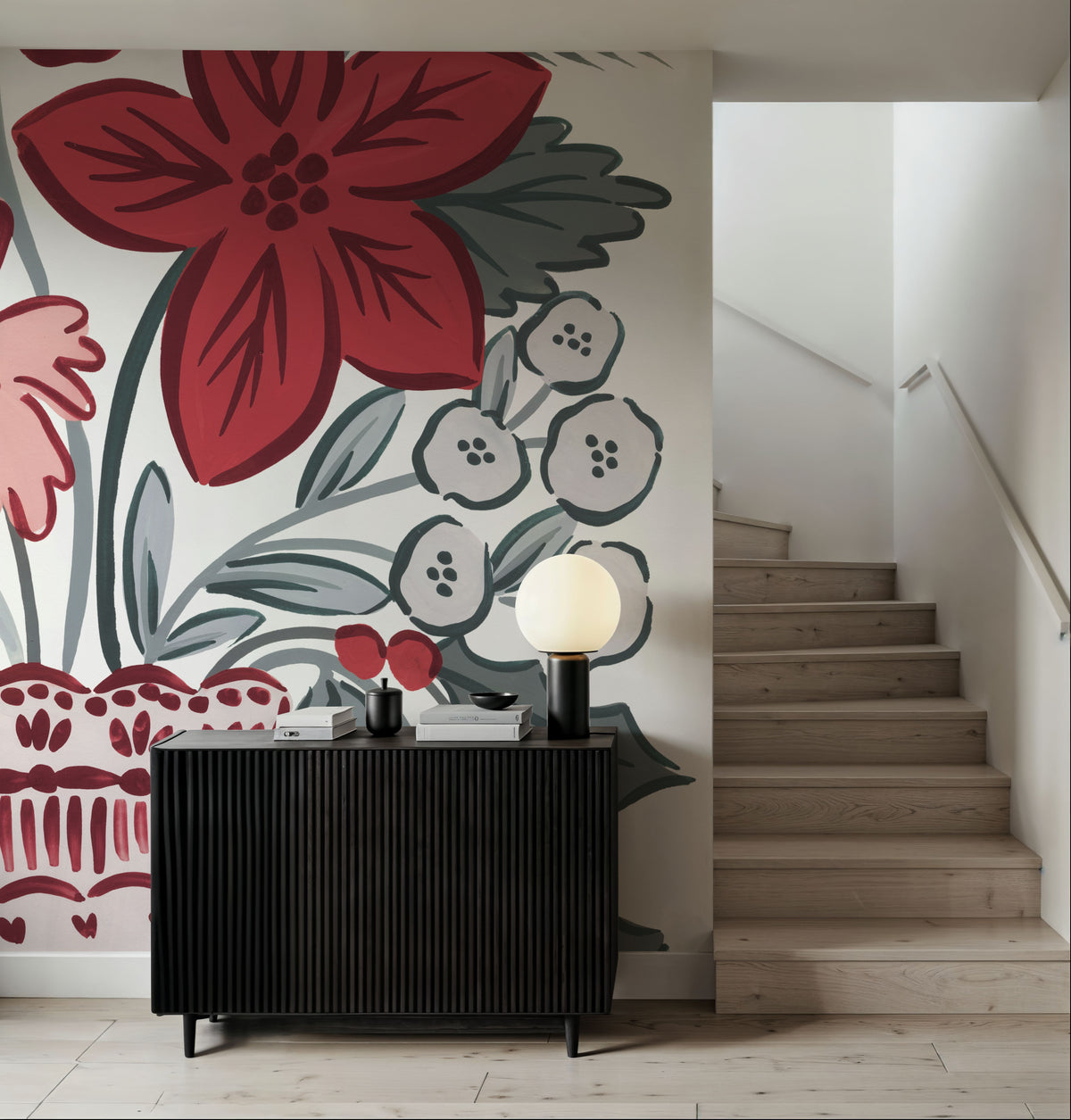 Christmas Reverie VII Mural Wallpaper - room preview 02