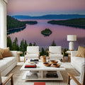 Emerald Bay Aerial Mural Wallpaper - room preview 02