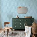 Coastal Scales Light Blue Mural Wallpaper - room preview 02