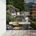 Seiganto-ji Pagoda Mural Wallpaper - room preview 02
