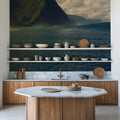 Coastal Surfer's Haven Mural Wallpaper - room preview 02
