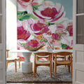 Peony Meadow Mural Wallpaper - room preview 02