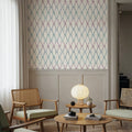 Ocean Waves White Mural Wallpaper - room preview 02