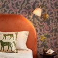 Olive Tree, Mauve Mural Wallpaper - room preview 02
