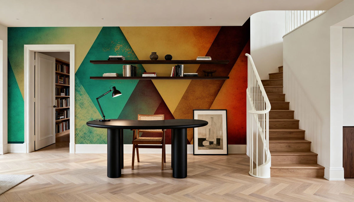 Dwellpaper Abstract Egypt Mural Wallpaper image 2