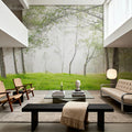 Young Forest Sunbath Mural Wallpaper - room preview 02