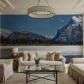 Vermillion Lakes Mural Wallpaper - room preview 02