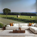 Harvest Highway Blue Gradient Mural Wallpaper - room preview 02
