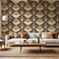 Exquisite Wood Mural Wallpaper - room preview 02