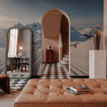 Ski Day Mural Wallpaper - room preview 02