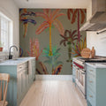 Statement Palms, Laurel Mural Wallpaper - room preview 02