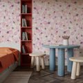Painted Cherry Blossoms Mural Wallpaper - room preview 02